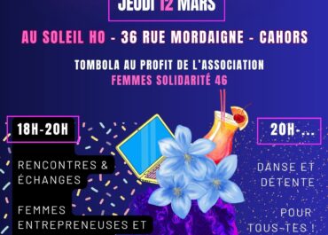 12 mars : tombola au profit de Solidarité Femmes 46